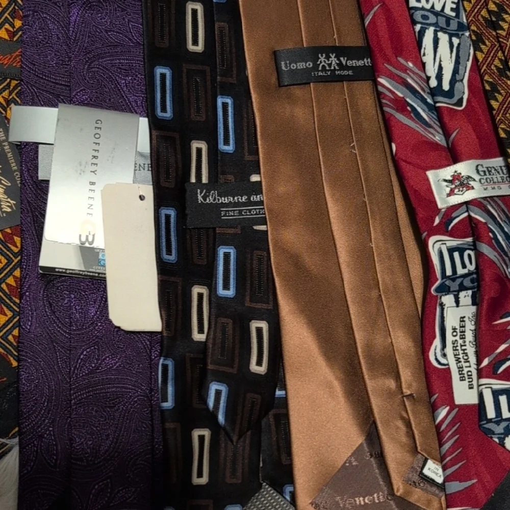 12 Lot Mens Ties Frank Sinatra Don Loper Fratello Uomo Venetto Kilburne & Finch - Picture 7 of 16